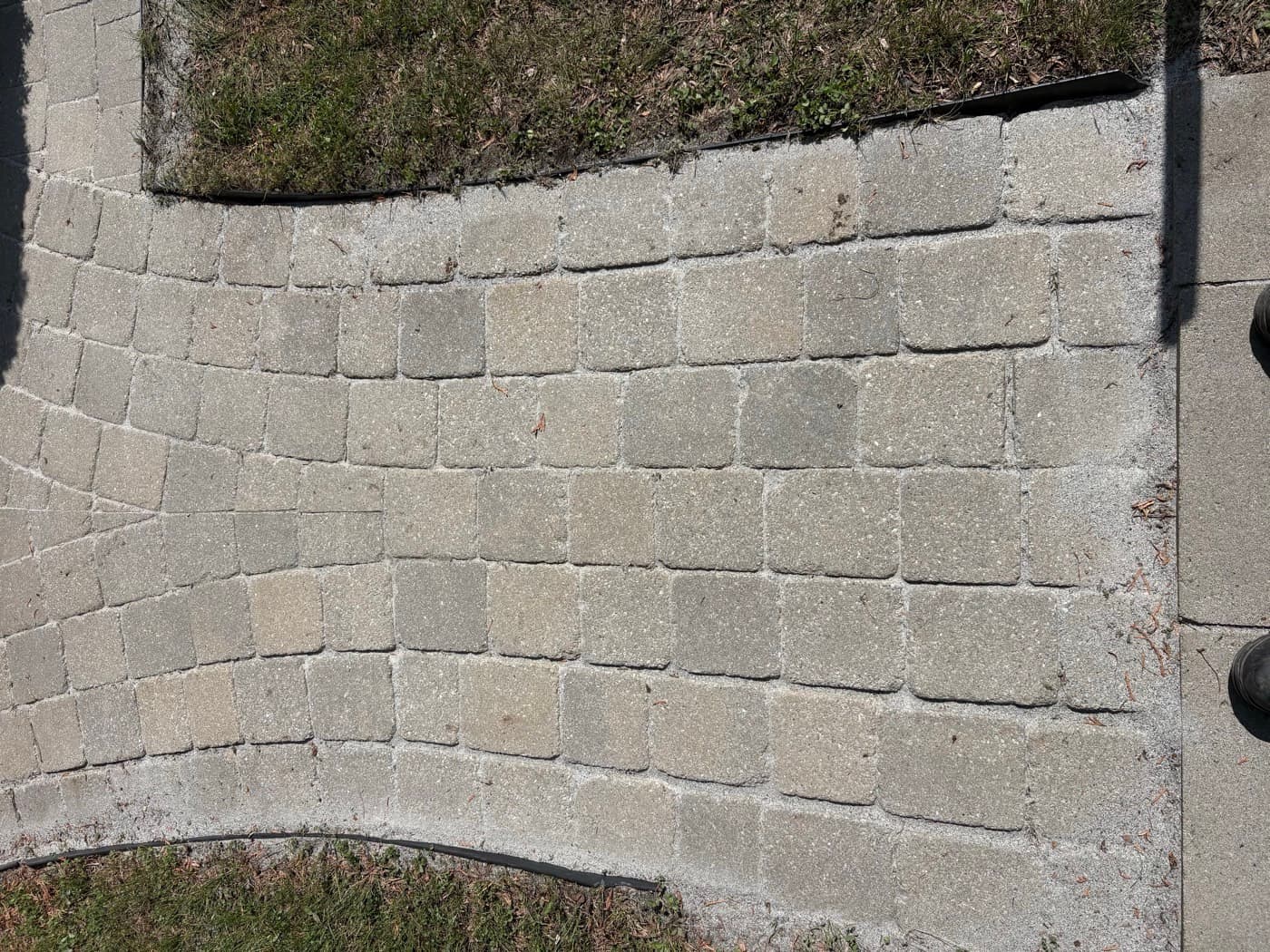 Détail du pavé propre
