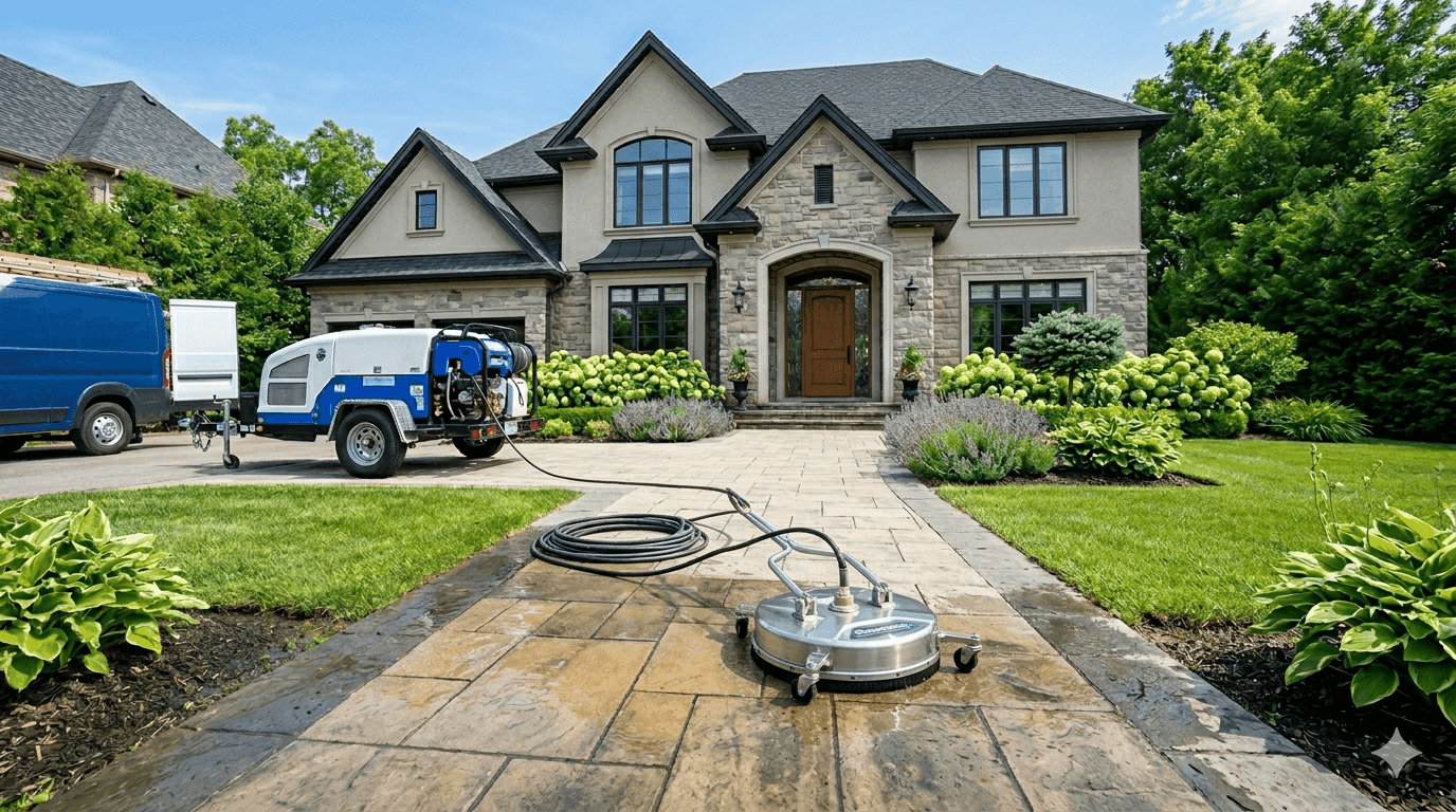Professional pressure washing service